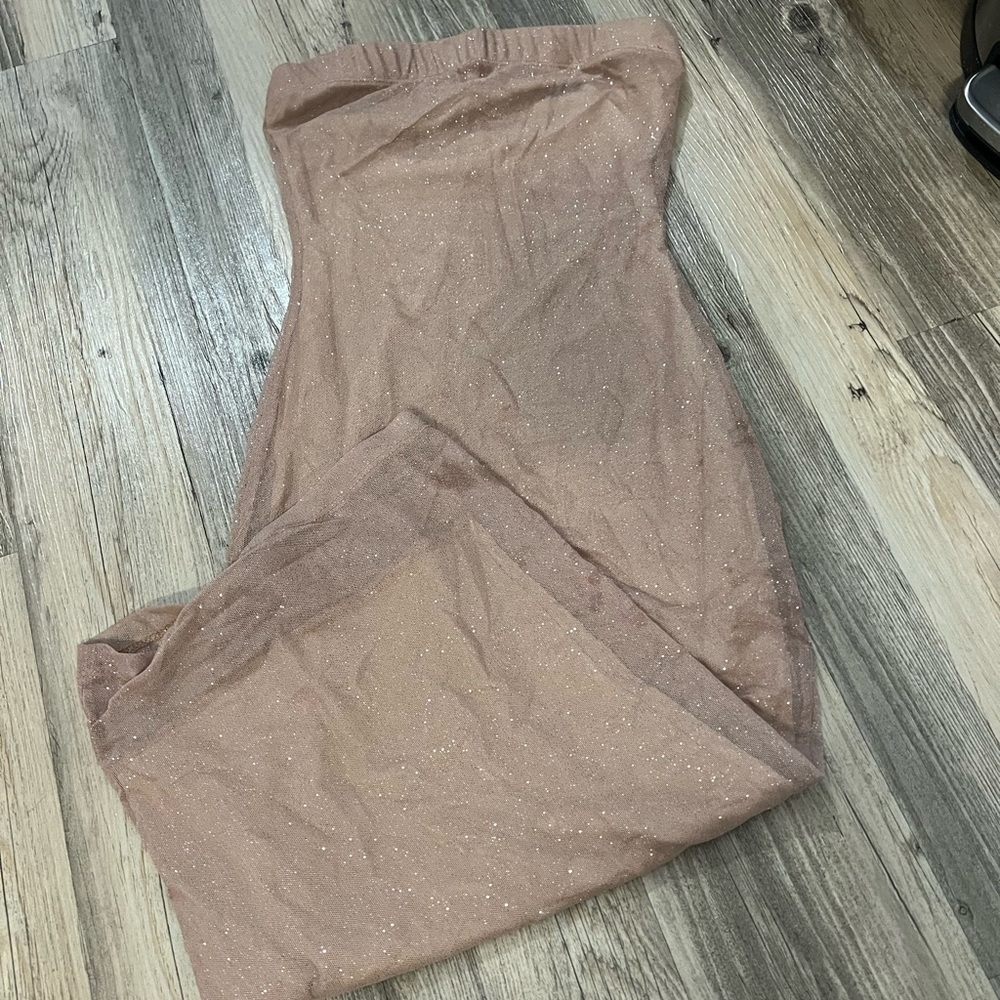 Small sparkle strapless dress